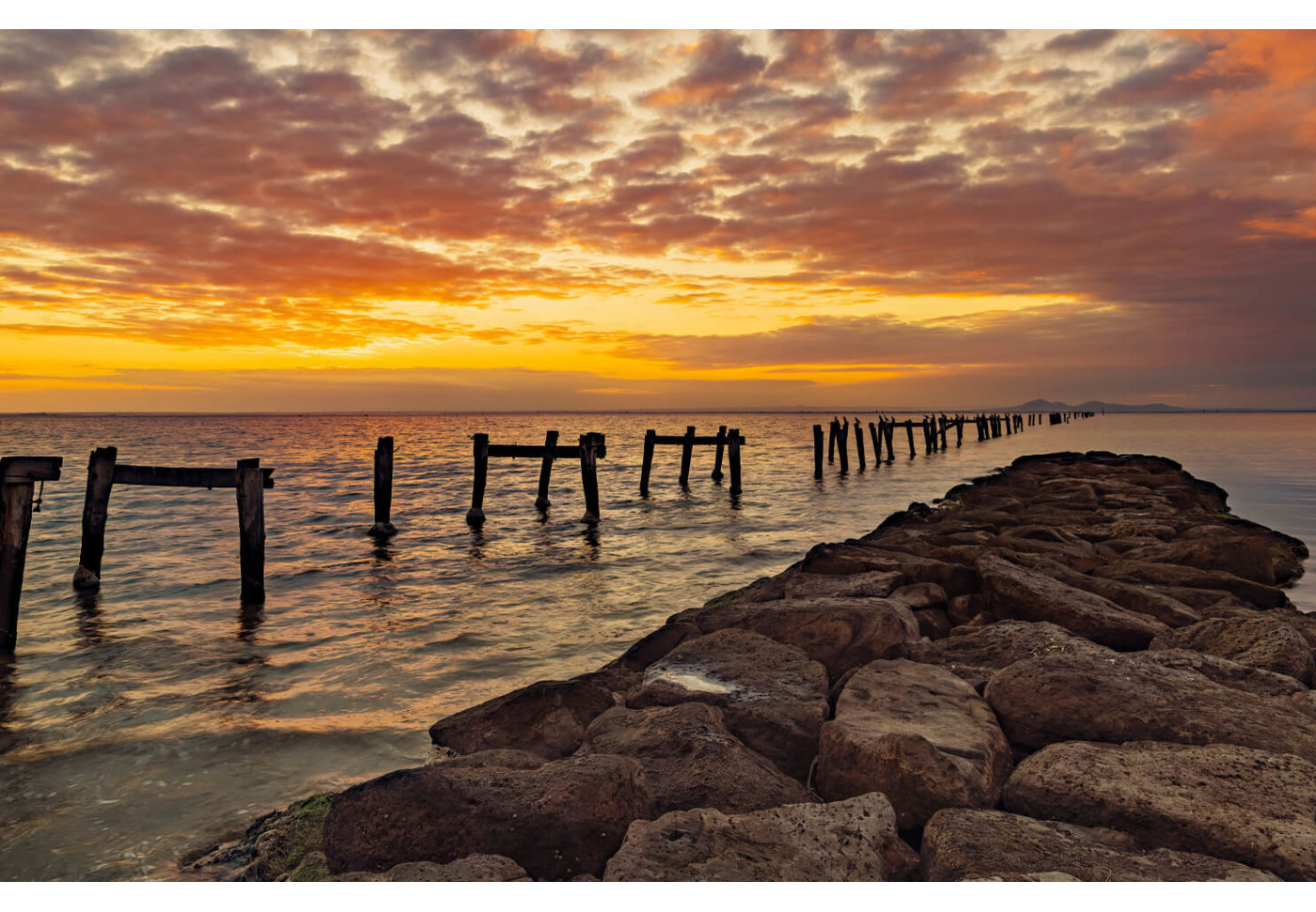 Модульная картина Закат на берегу океана | купить картину в Березниках Модульная картина Закат на берегу океана